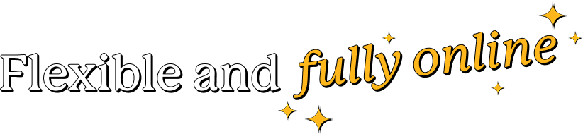 flexible and fully online text